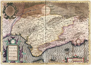 Andalusië, Spanje (gravure)