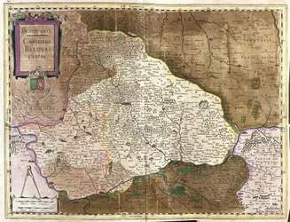 Beauvais, Frankrijk (gravure)
