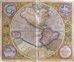 Noord- en Zuid-Amerika en Nieuw-Guinea
