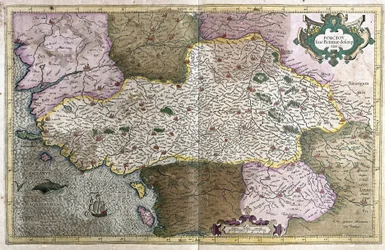 Poitou, Frankrijk (gravure)