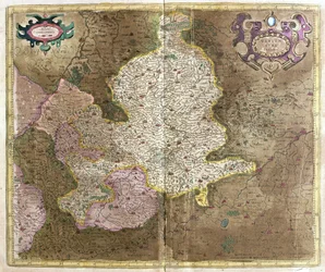 Württemberg, Zuid-Duitsland (gravure)