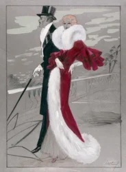 Mode, baljurk rond 1930 / G. Hartung