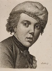 Jens Juel, naar Juels zelfportret uit 1767