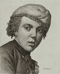 Jens Juel, naar Juels zelfportret uit 1767