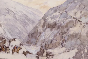 Koning Sverre bij Vårstien (Drivdalen)