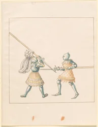 Freydal, Het Boek van Toernooien en Toernooien van Keizer Maximiliaan I: Gevechten te Voet (Toernooien)(Deel III): Plaat 147