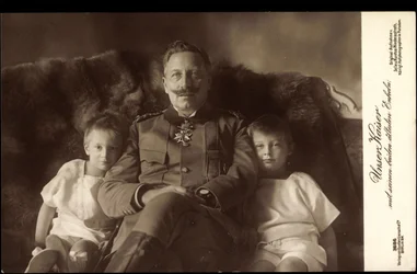 Kaiser Wilhelm II, twee oudste zonen, Liersch 3686