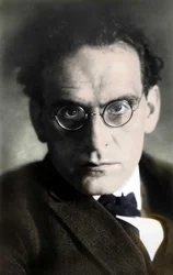 Portret van Otto Klemperer (1885-1973), Duits dirigent.