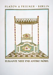 Advertentie voor "Flatow & Priemer", uit Styl, uitgegeven 1922