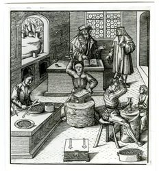 Een vroeg zestiende-eeuwse Europese munt, uit Der Weisskunig