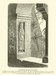 Beeldhouwwerk van Frederik Barbarossa, Heilige Roomse Keizer