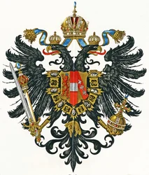 Wapen van het Oostenrijkse Keizerrijk (Kaisertum Österreich) van 1816 tot 1867, ca. 1898