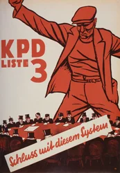 Verkiezingsposter van de Communistische Partij, 1932