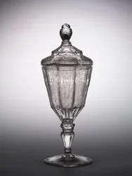 Gedekte beker, Silezië, ca. 1725