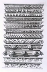 Ontwerpen voor kroonlijsten, 1856
