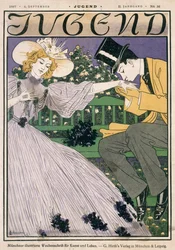 Vooromslag van Jugend Magazine, 4 september 1897