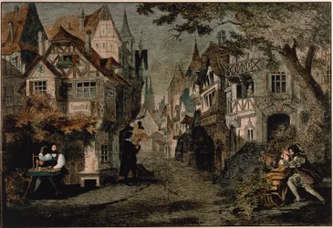Hans Sachs, scène 2 uit 