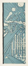 Illustratie uit Styl, pub.1922 (pochoirdruk)
