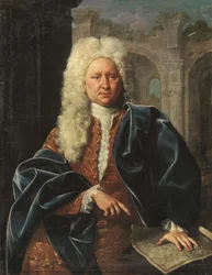 Portret van Johann Baptist Homann