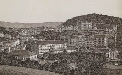 Karlsbad van de noordzijde