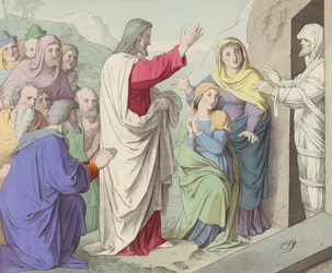 Lazarus teruggekeerd tot leven
