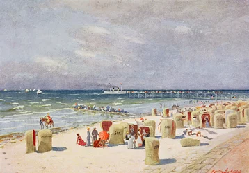 Op het strand van Norderney