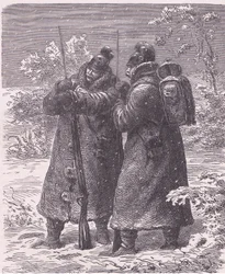 Voorpost in de sneeuw
