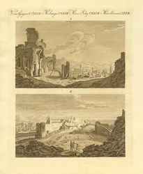 Ruïnes van de oude stad Sagunto in Spanje