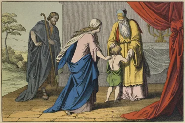 Samuel en Eli, illustratie uit L