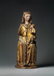 Heiligdom van de Maagd, gesloten paneel