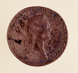 Zilveren munt (thaler) uit Saksen: regering van Frederik Augustus I van Saksen