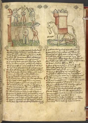 Koning Codrus geeft zichzelf op om gedood te worden voor zijn volk, en Eleazar Maccabeus steekt de olifant neer en wordt erdoor verpletterd, uit 