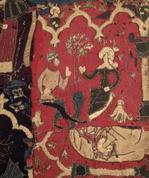 Stumpwerk met afbeelding van Tristan en Isolde