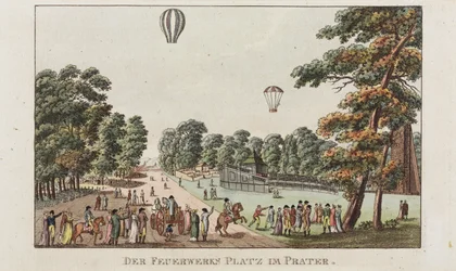 De Vuurwerkplaats, Prater, ca. 1802