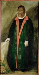 De harige man, Petrus Gonzalvus, geboren 1556 op Teneriffa ...