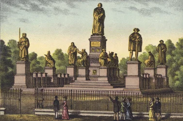 Het Luthermonument in Worms