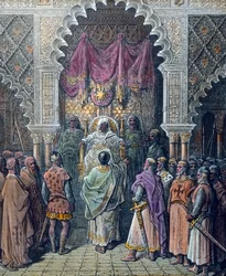 Het Verdrag van Jaffa tussen Keizer Frederik II en Sultan al-Kamil in 1229