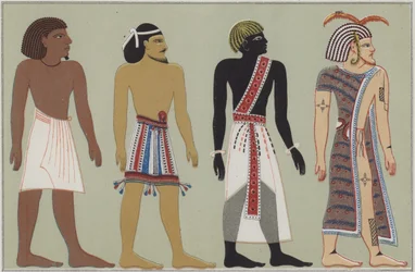 De vier rassen van de mensheid