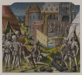 Het huwelijk van Sigismund, keurvorst van Brandenburg, en Maria van Hongarije