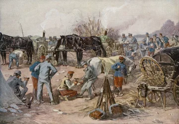 Oefenkamp nabij Lemberg
