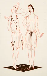 Ondergoed van Styl, pub.1922 (pochoirprint)