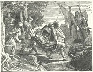 Valdemar II van Denemarken gevangen genomen door Hendrik I, Graaf van Schwerin
