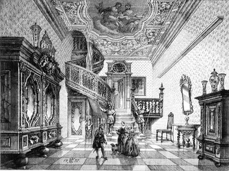 Vestibule in een Burgerhuis