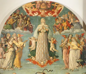 Detail van Hemelvaart van de Maagd