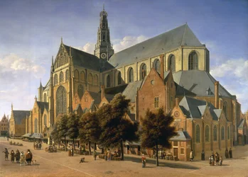 Kerk van St. Bavo in Haarlem, 1666