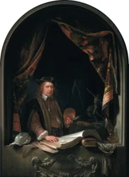 Zelfportret van Gerard Dou (1613-1675)