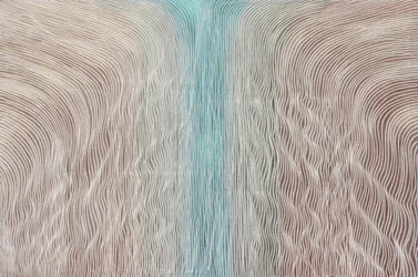 Journey 207, 2008 (zand en acryl op doek)