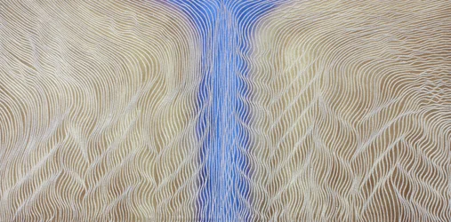 Journey 249, 2009 (zand en acryl op doek)