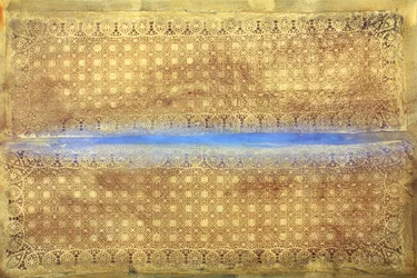 Reis 328, De zoom van de hemel, dag 2, 2010 (acryl op doek)