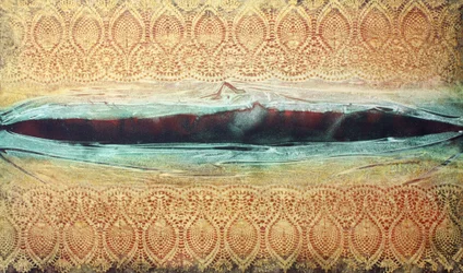 Reis 337, naar het onbekende, 2010 (acryl op doek)